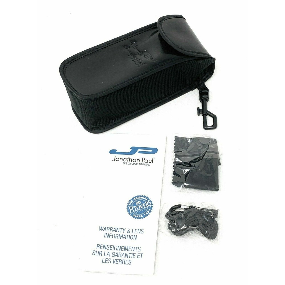 Jonathan Paul Fitovers Sunglasses Jett- Matte Black - Grey Lens JT001 Large - Picture 2 of 2